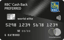RBC Cash Back Preferred World Elite Mastercard